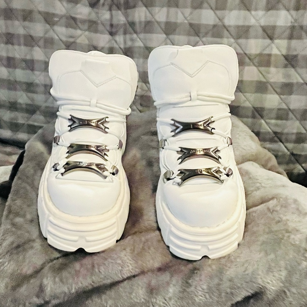 New Rock white sneakers size 5 - Picture 2 of 12